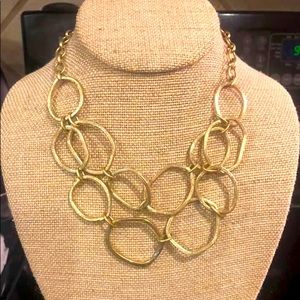 Modern Links Two Row Necklace